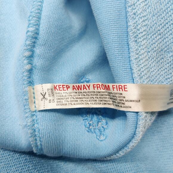 FP Movement Timko Oversized French Terry Baggy Barrel Leg Pants Medium Blue - Picture 12 of 16